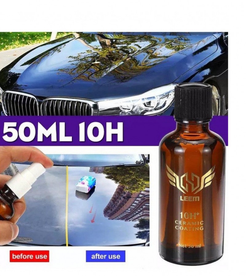 Leem 10H Automotive Nano Ceramic Paint Care Super Hydrophobic Coating 40 ML